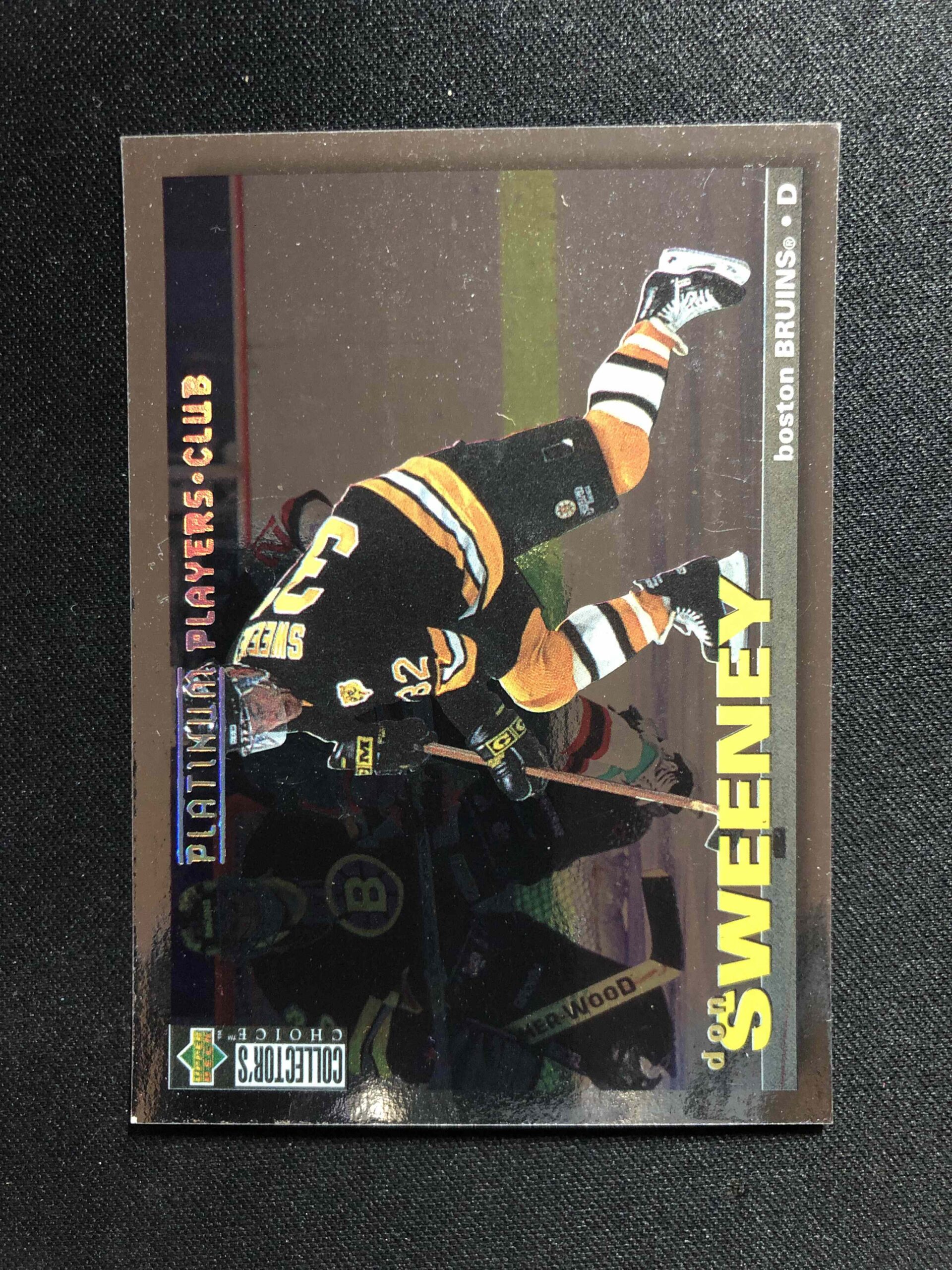 1995/1996 Upper Deck Collectors Choice Platinum Players Club 91 Don Sweeney Paralel