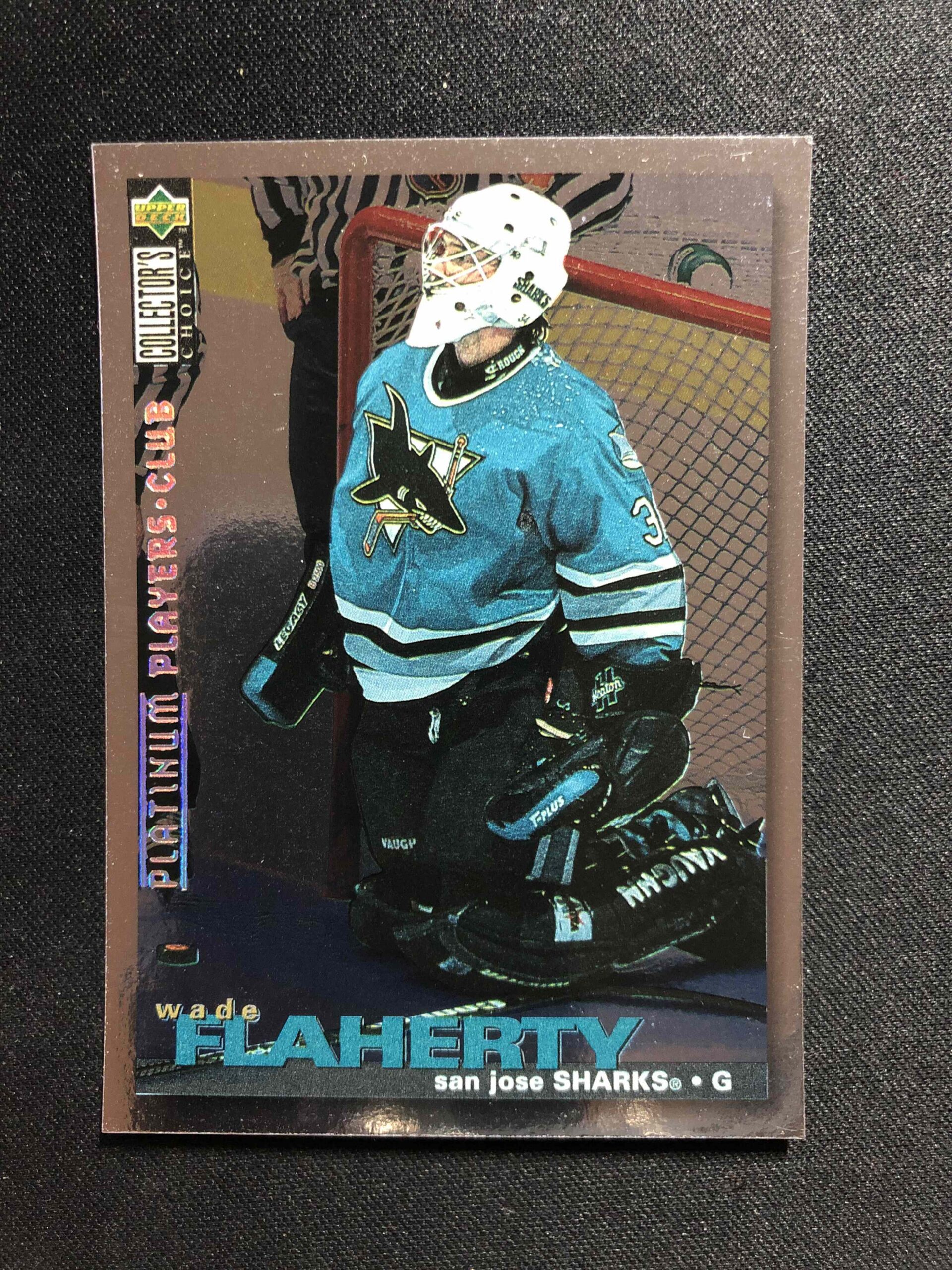 1995/1996 Upper Deck Collectors Choice Platinum Players Club 97 Wade Flaherty Paralel