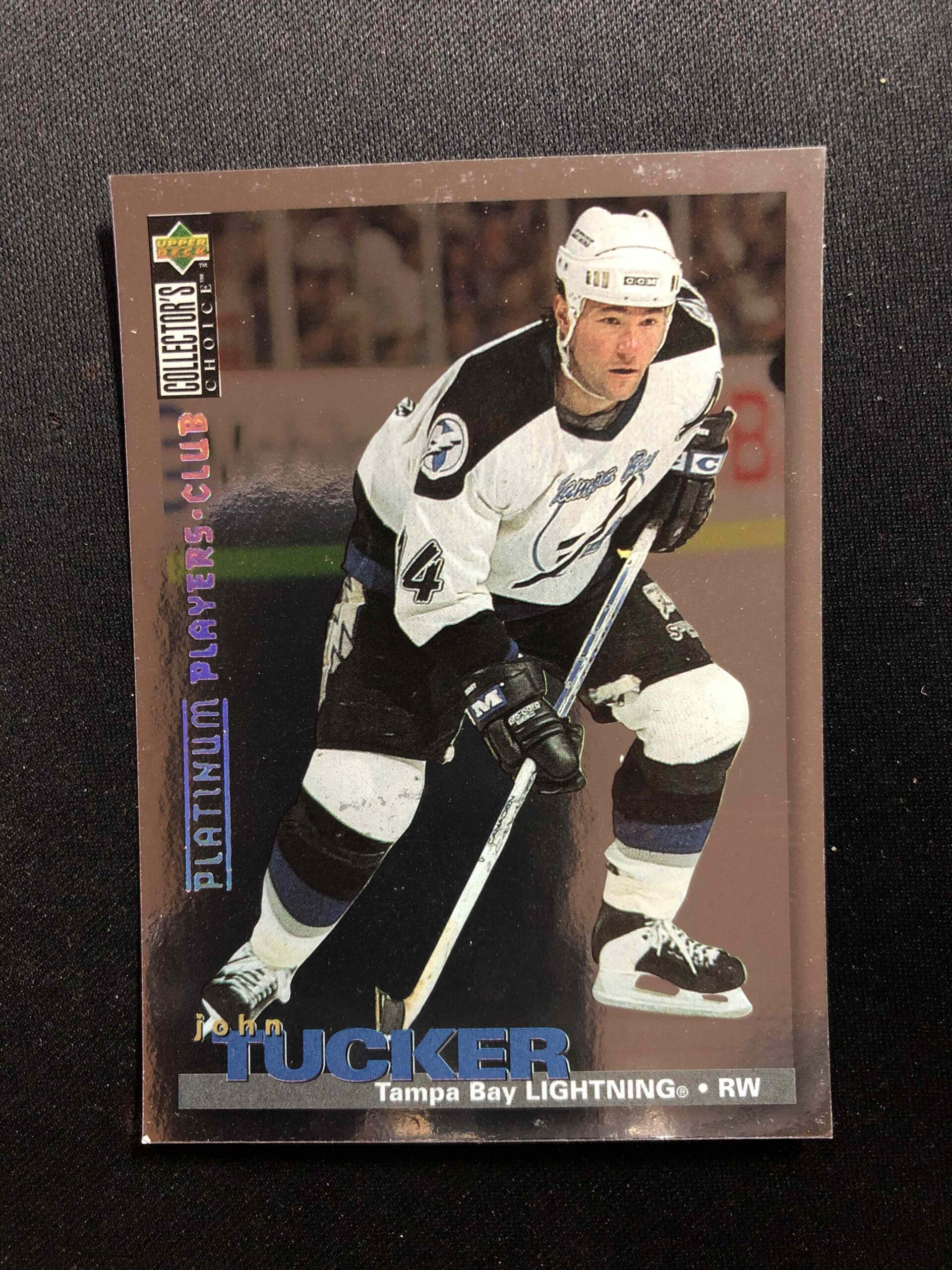 1995/1996 Upper Deck Collectors Choice Platinum Players Club 104 John Tucker Paralel
