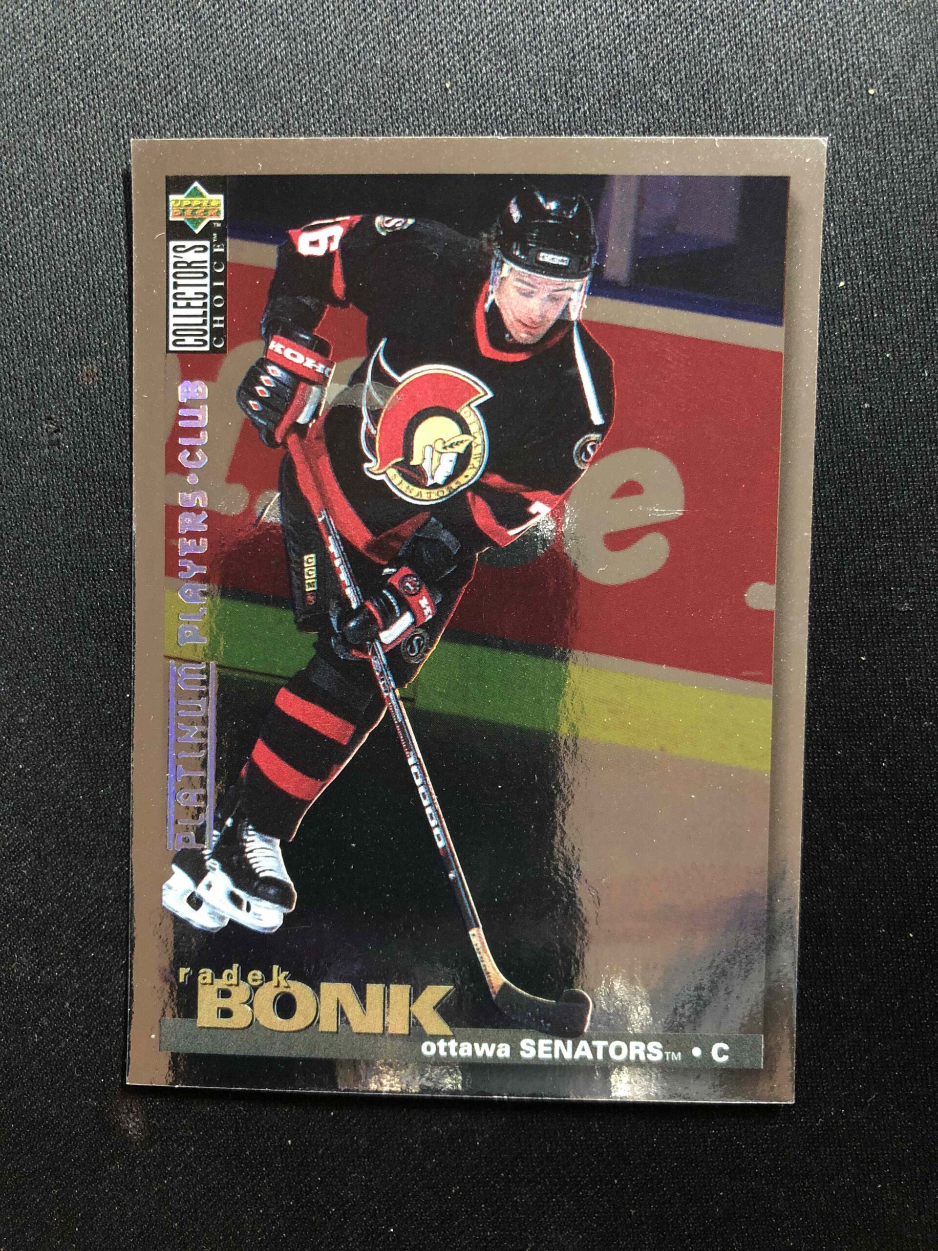 1995/1996 Upper Deck Collectors Choice Platinum Players Club 110 Radek Bonk Paralel