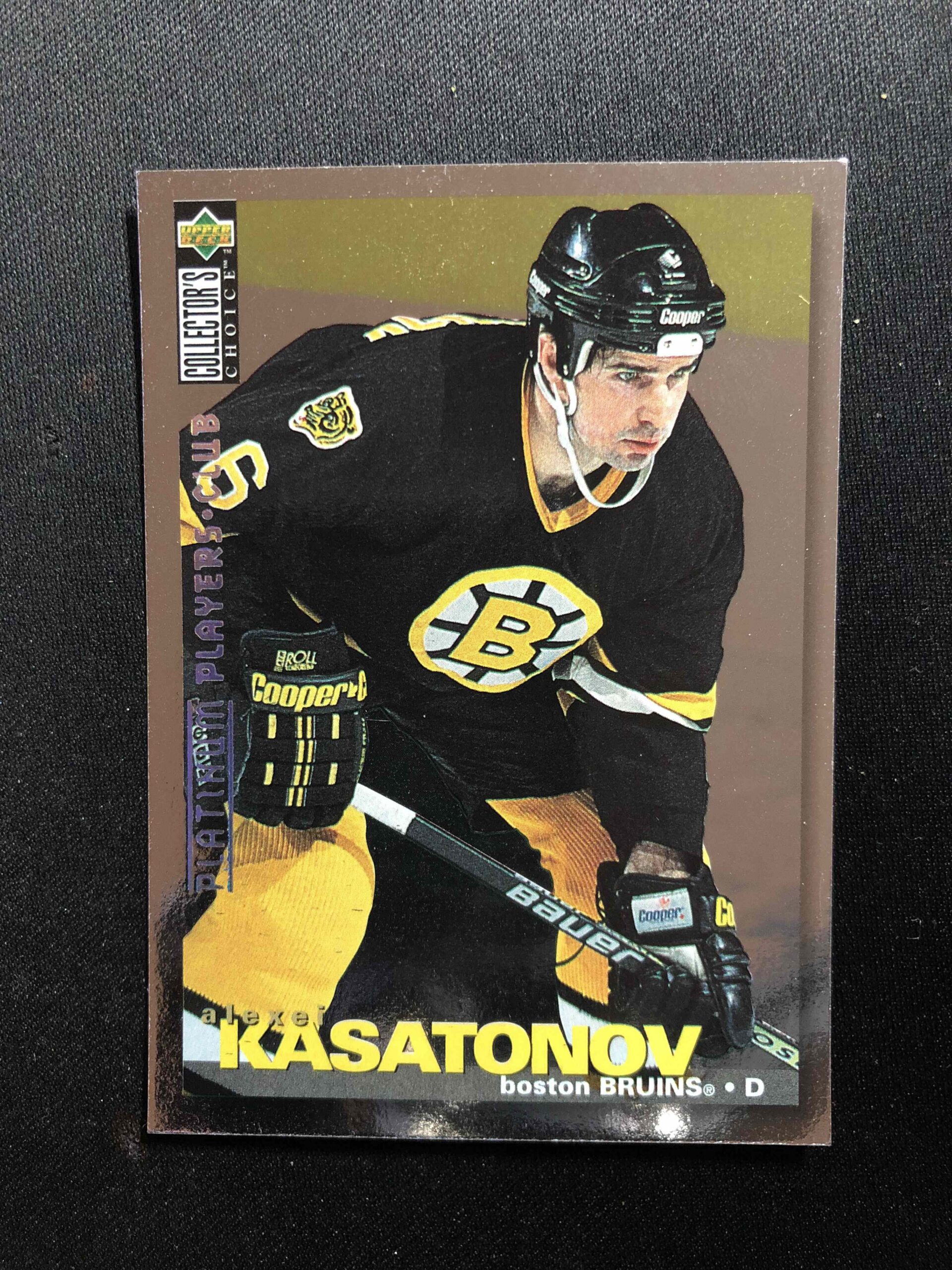 1995/1996 Upper Deck Collectors Choice Platinum Players Club 115 Alexei Kasatonov Paralel