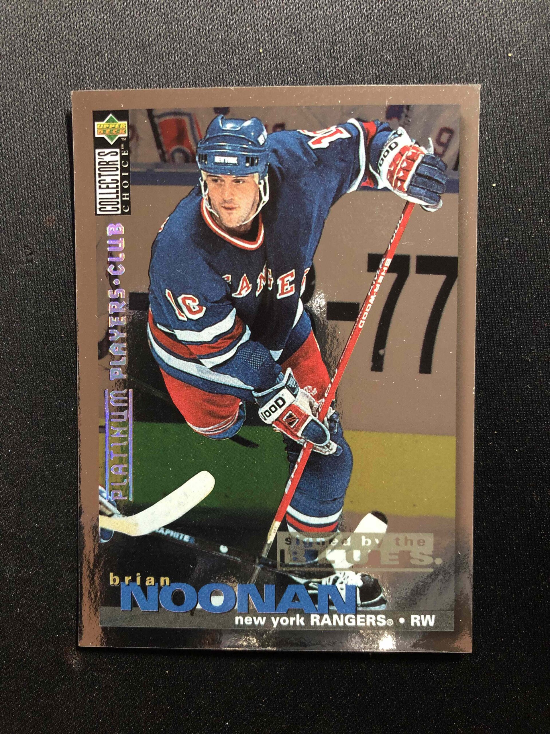 1995/1996 Upper Deck Collectors Choice Platinum Players Club 116 Brian Noonan Paralel