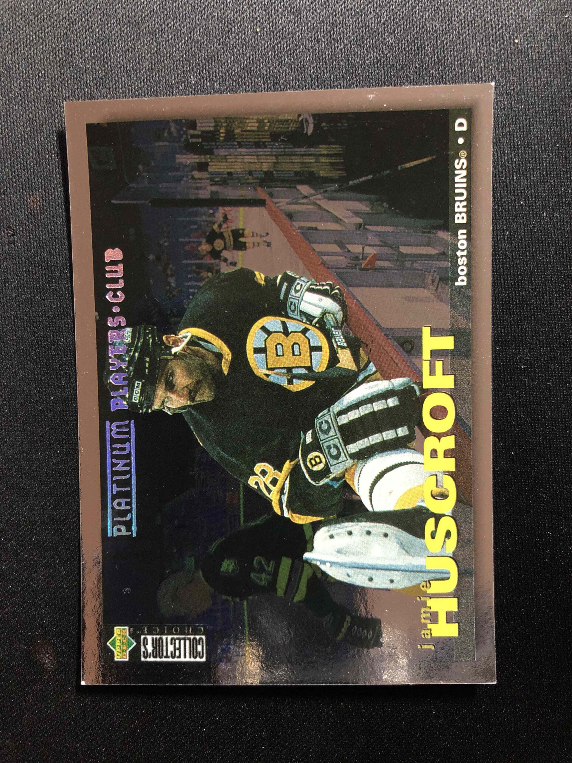 1995/1996 Upper Deck Collectors Choice Platinum Players Club 126 Jamie Huscroft Paralel