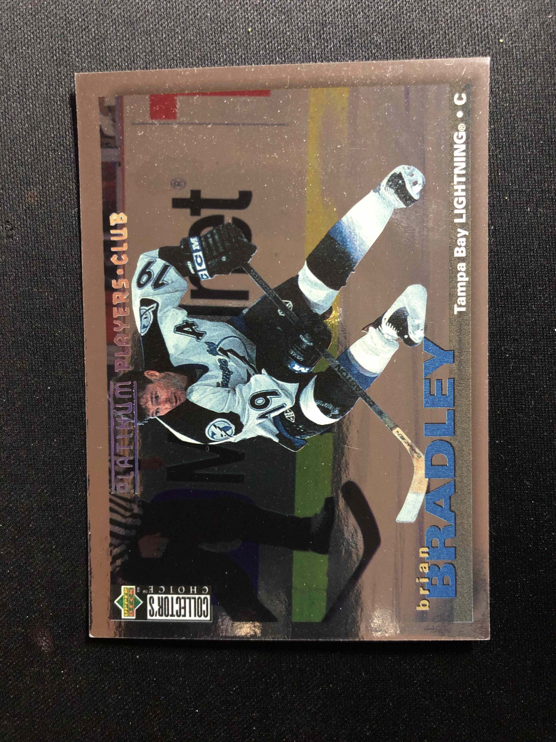 1995/1996 Upper Deck Collectors Choice Platinum Players Club 128 Brian Bradley Paralel
