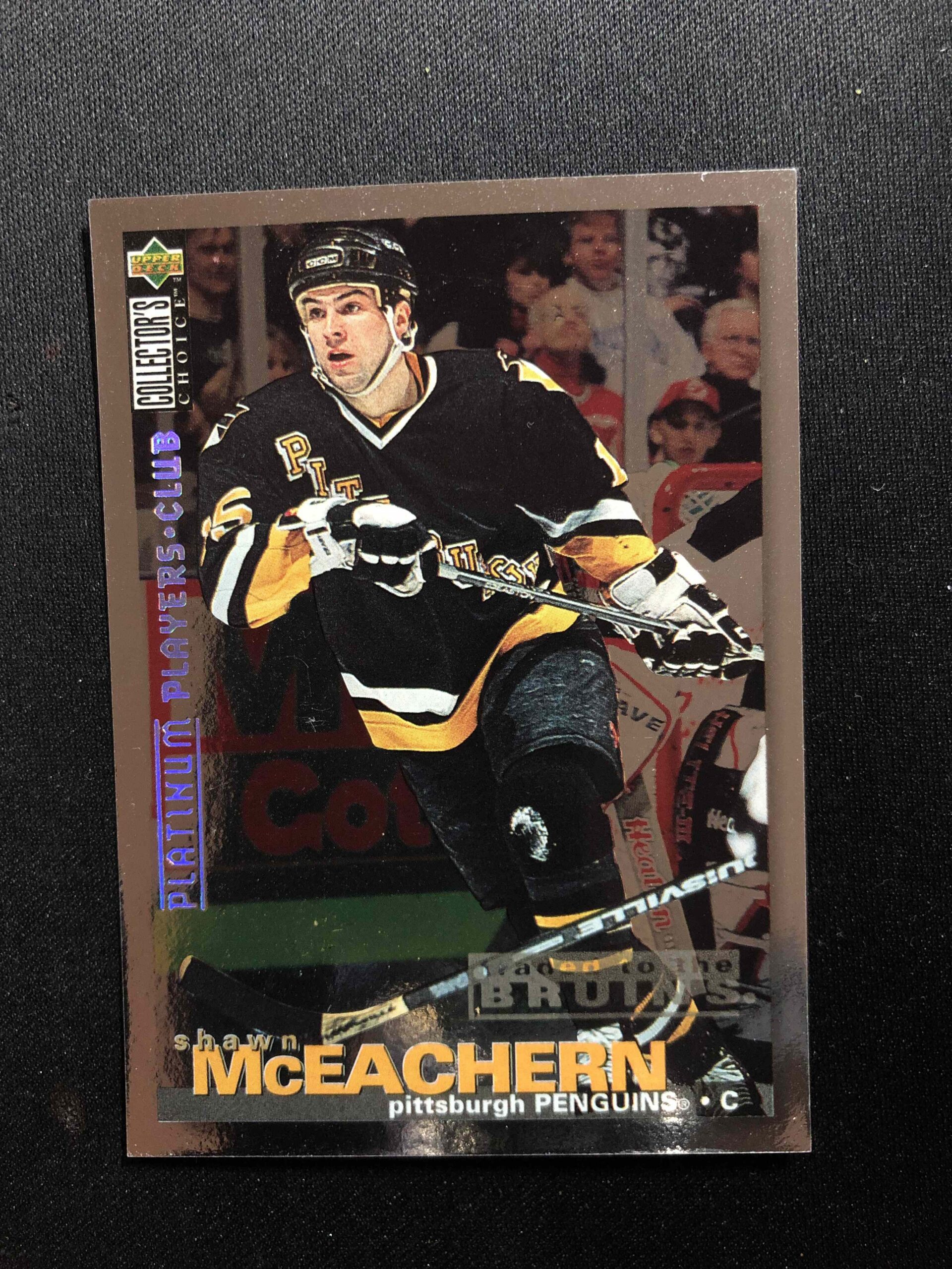 1995/1996 Upper Deck Collectors Choice Platinum Players Club 145 Shawn McEachern Paralel