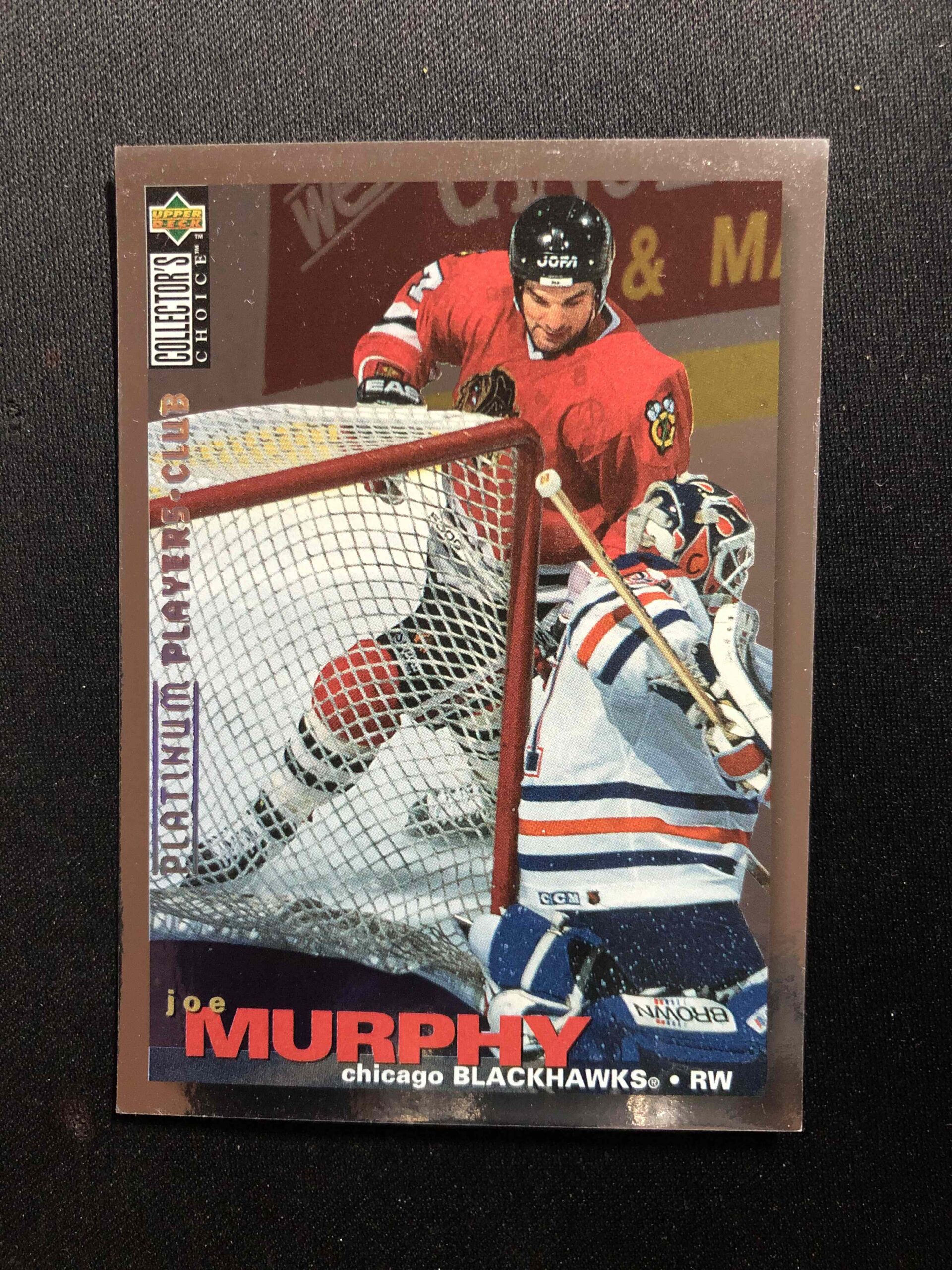 1995/1996 Upper Deck Collectors Choice Platinum Players Club 156 Joe Murphy Paralel