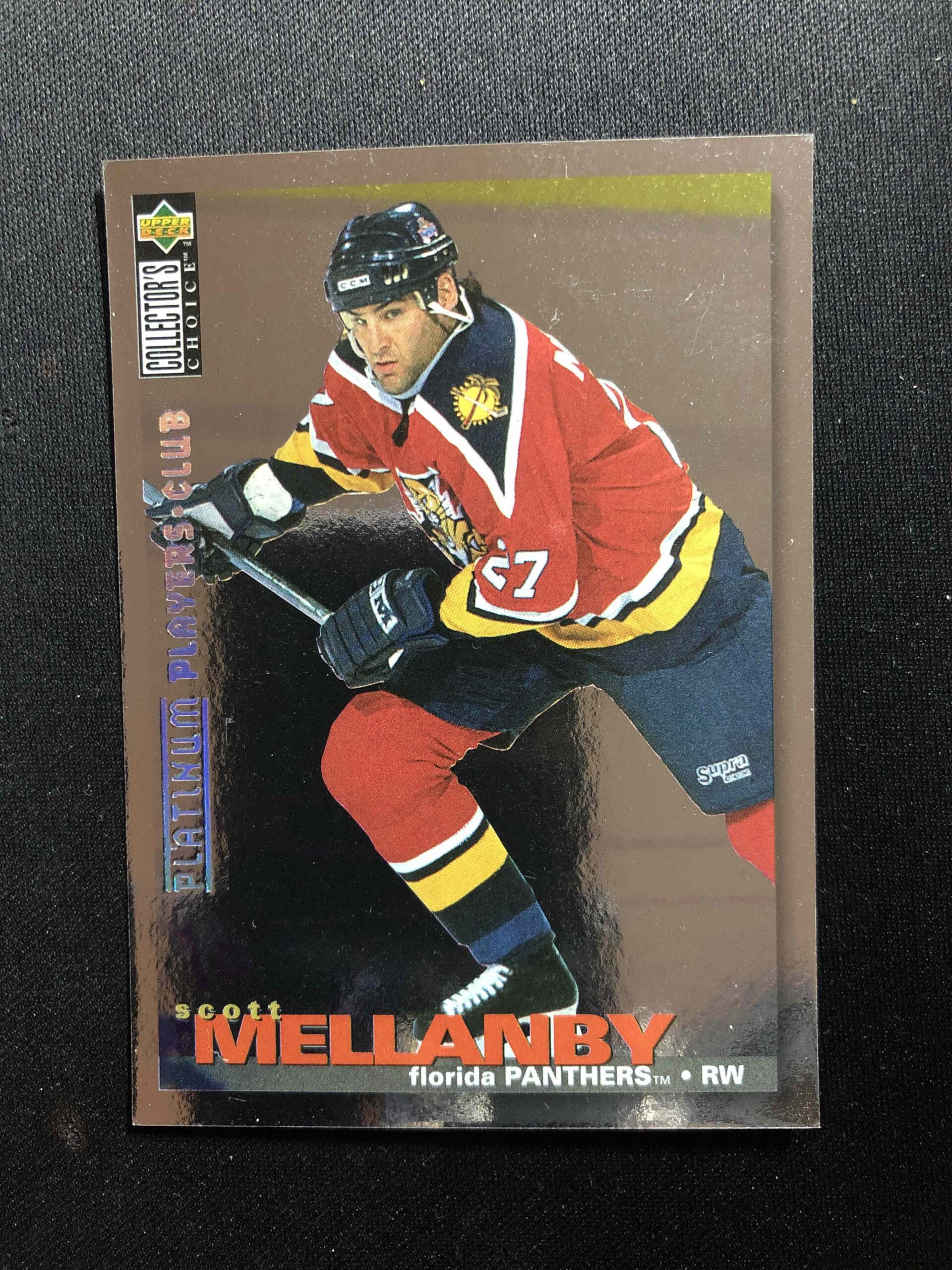 1995/1996 Upper Deck Collectors Choice Platinum Players Club 171 Scott Mellanby Paralel