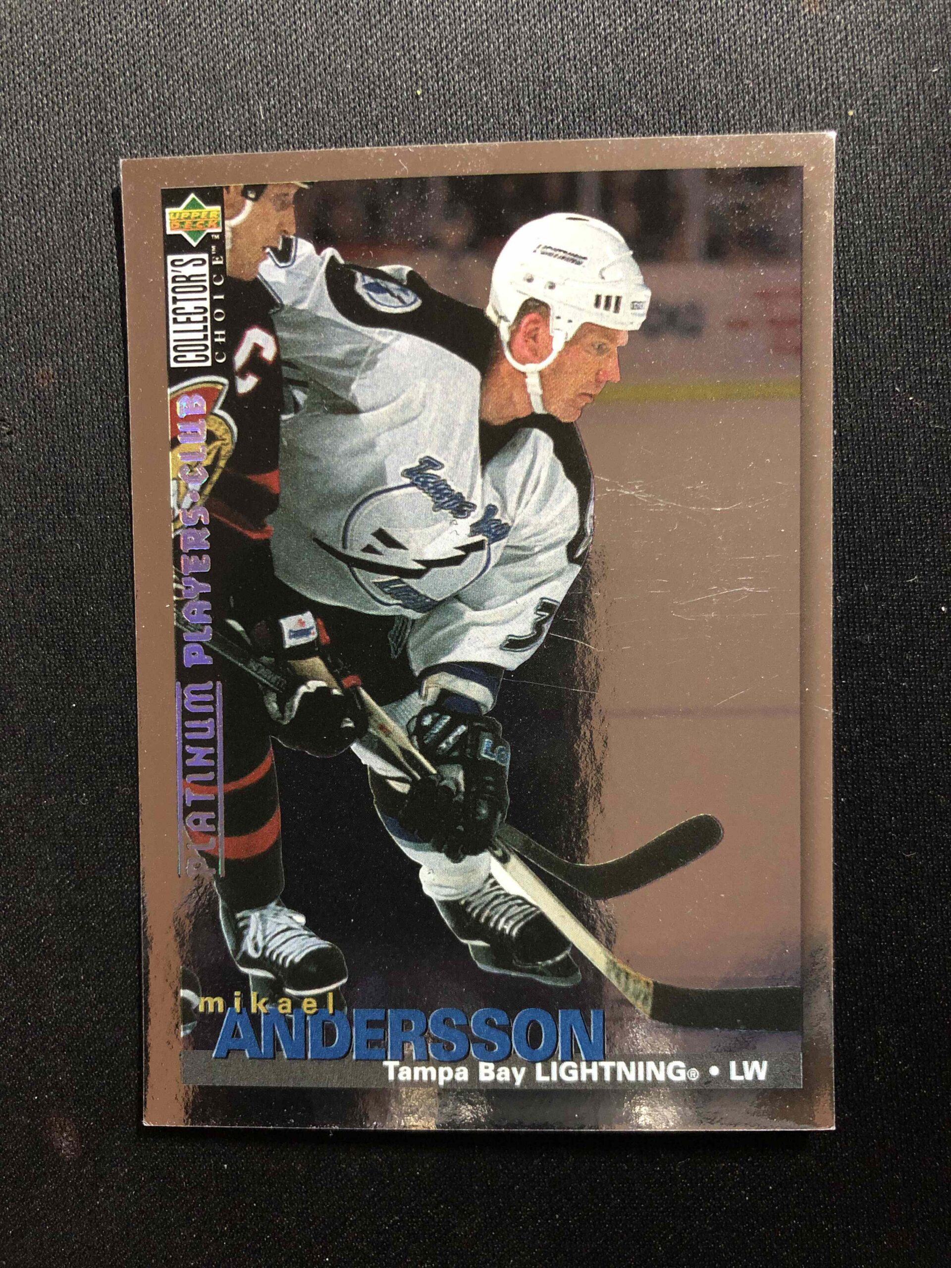 1995/1996 Upper Deck Collectors Choice Platinum Players Club 182 Mikael Andersson Paralel