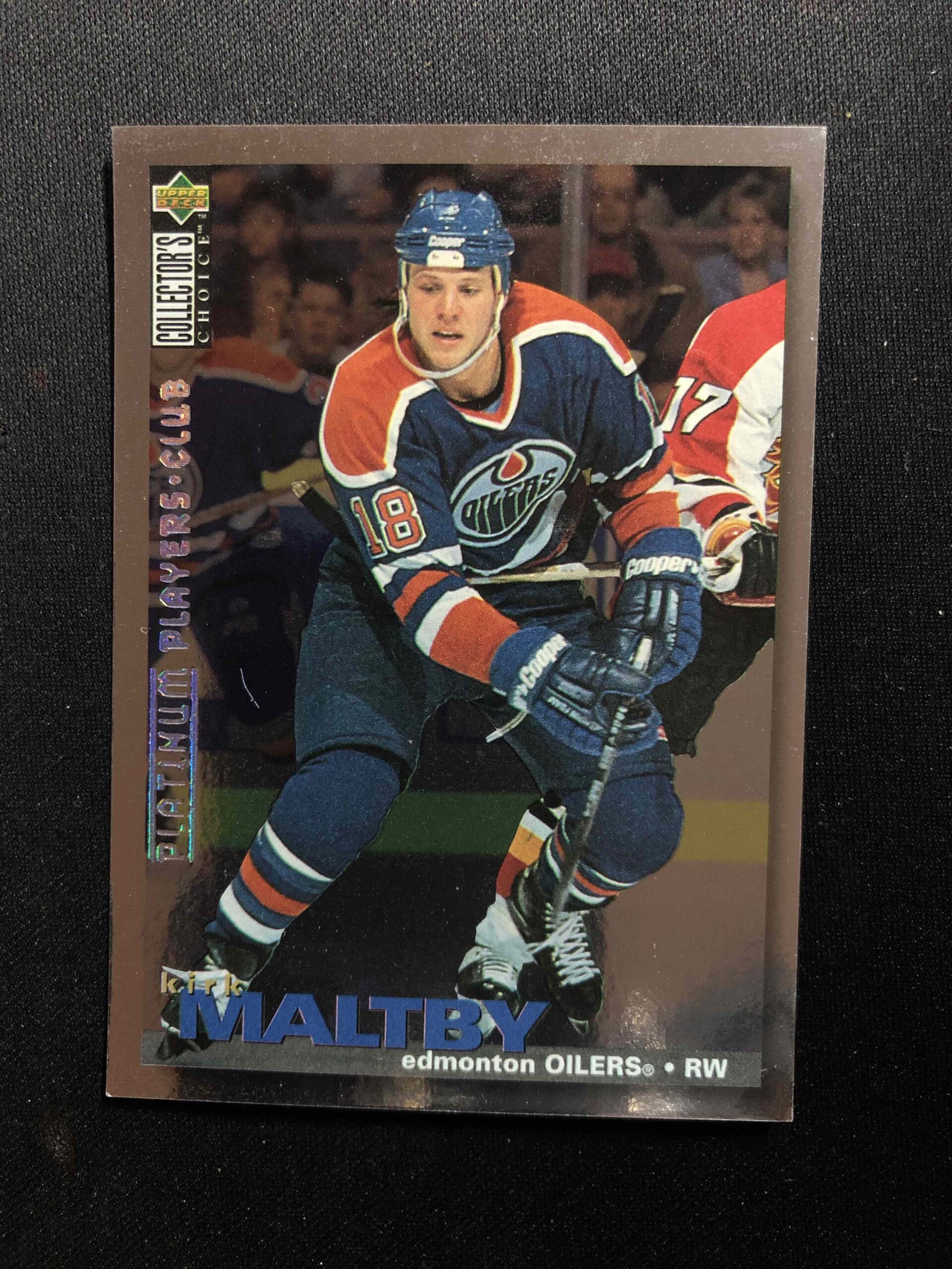 1995/1996 Upper Deck Collectors Choice Platinum Players Club 191 Kirk Maltby Paralel