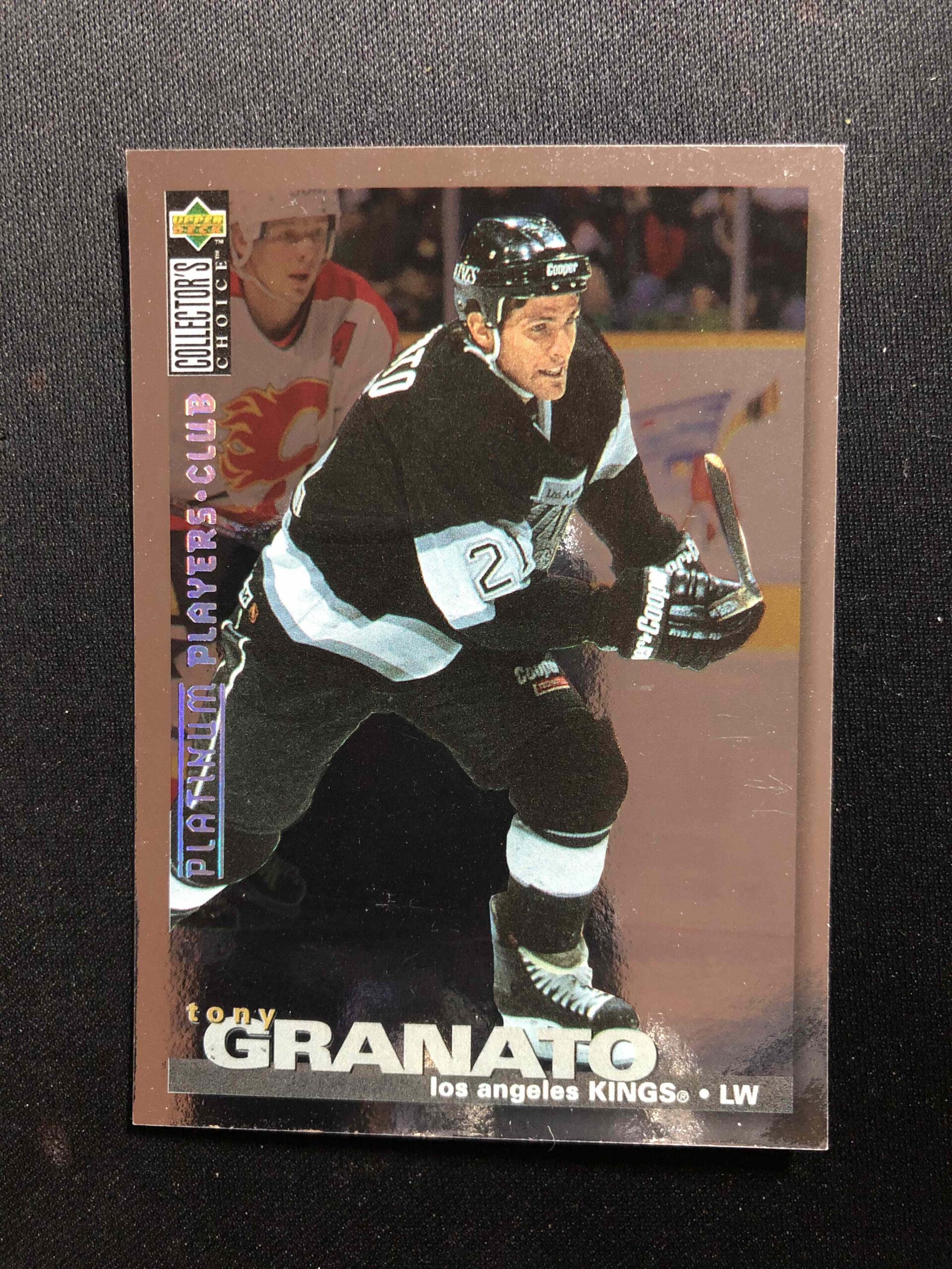 1995/1996 Upper Deck Collectors Choice Platinum Players Club 194 Tony Granato Paralel