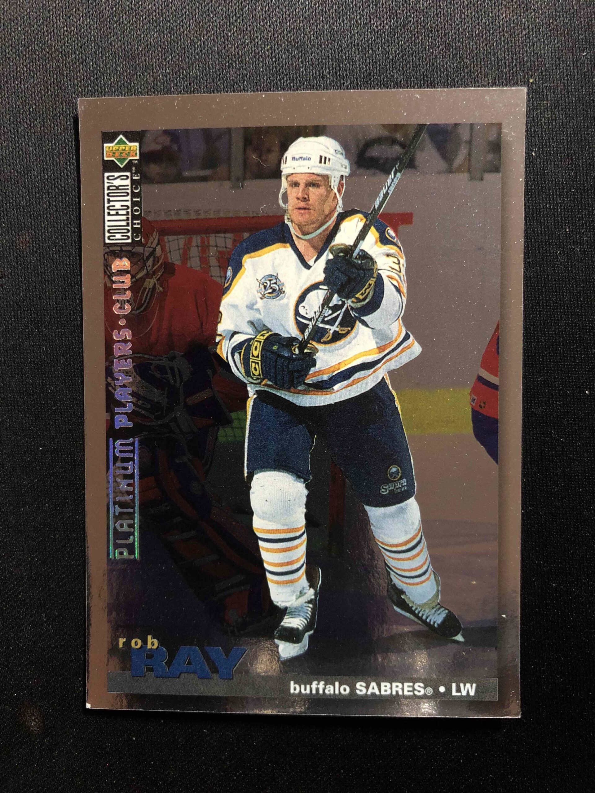 1995/1996 Upper Deck Collectors Choice Platinum Players Club 198 Rob Ray Paralel