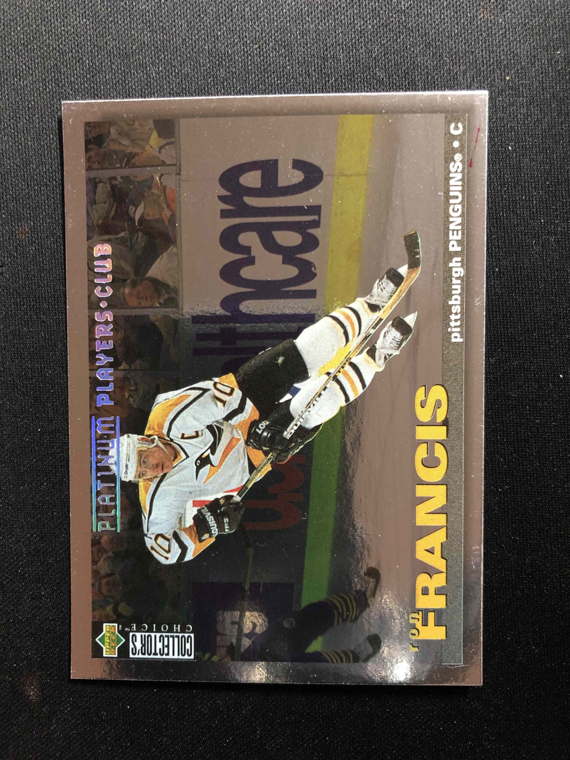 1995/1996 Upper Deck Collectors Choice Platinum Players Club 200 Ron Francis Paralel