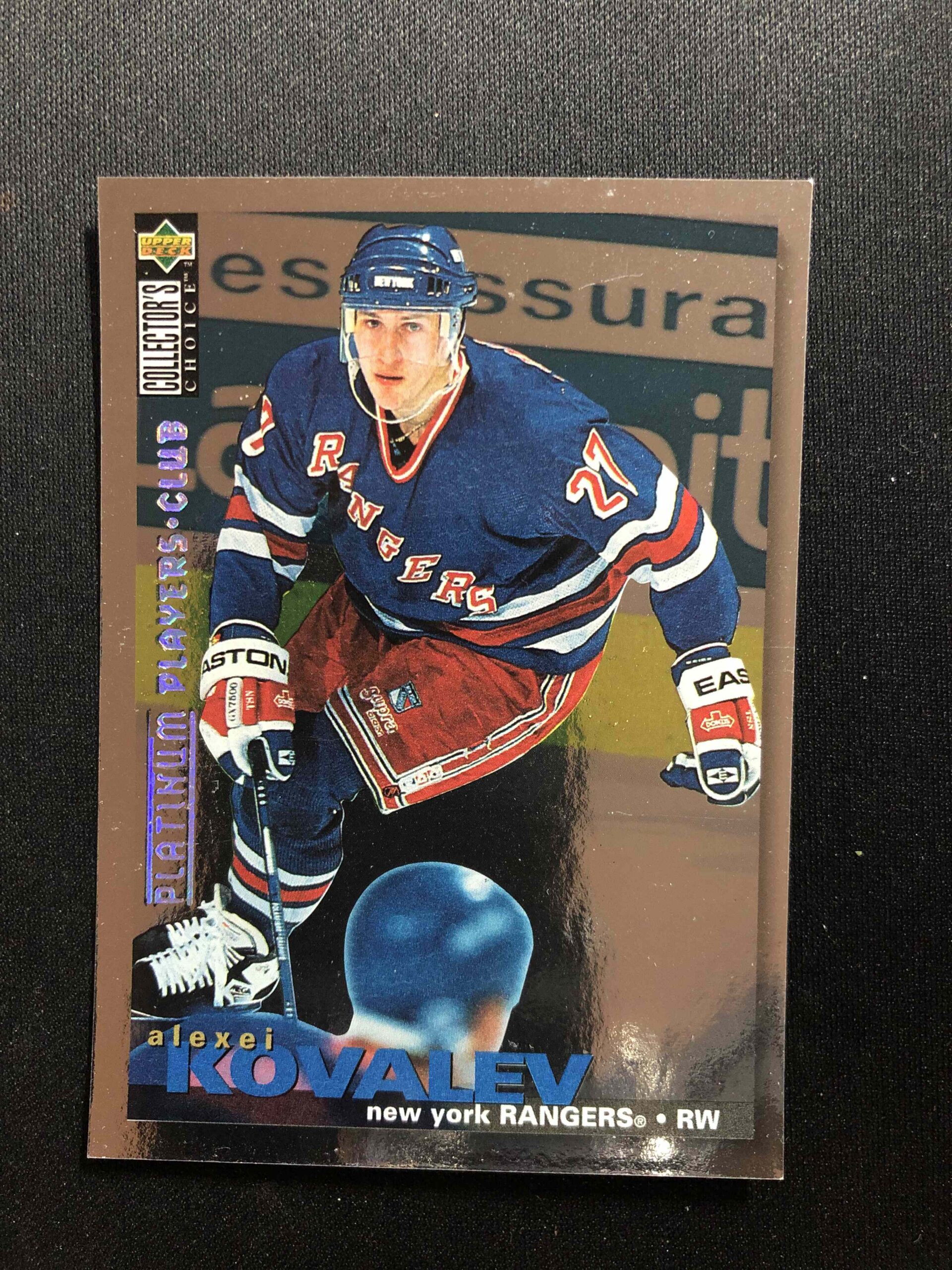 1995/1996 Upper Deck Collectors Choice Platinum Players Club 234 Alexei Kovalev Paralel