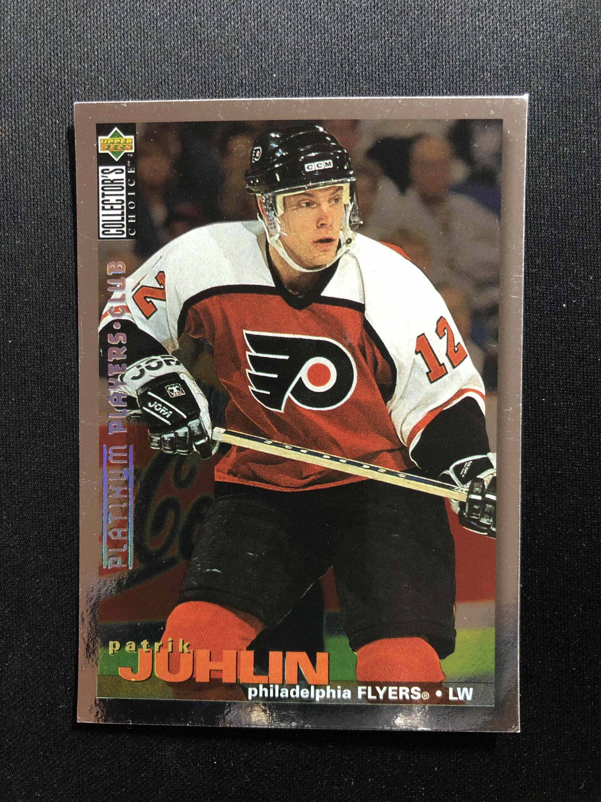 1995/1996 Upper Deck Collectors Choice Platinum Players Club 236 Patrik Juhlin Paralel