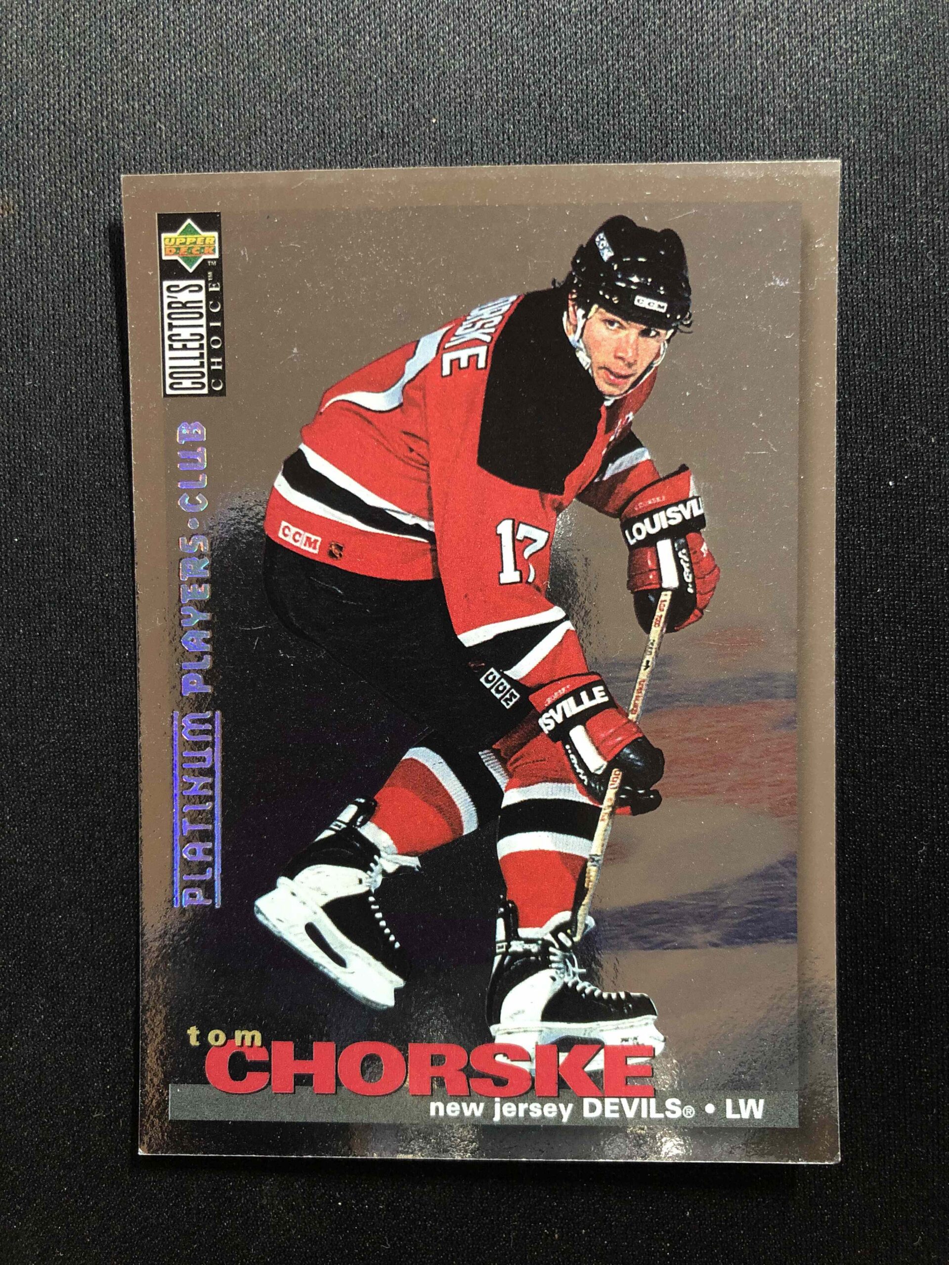 1995/1996 Upper Deck Collectors Choice Platinum Players Club 237 Tom Chorske Paralel