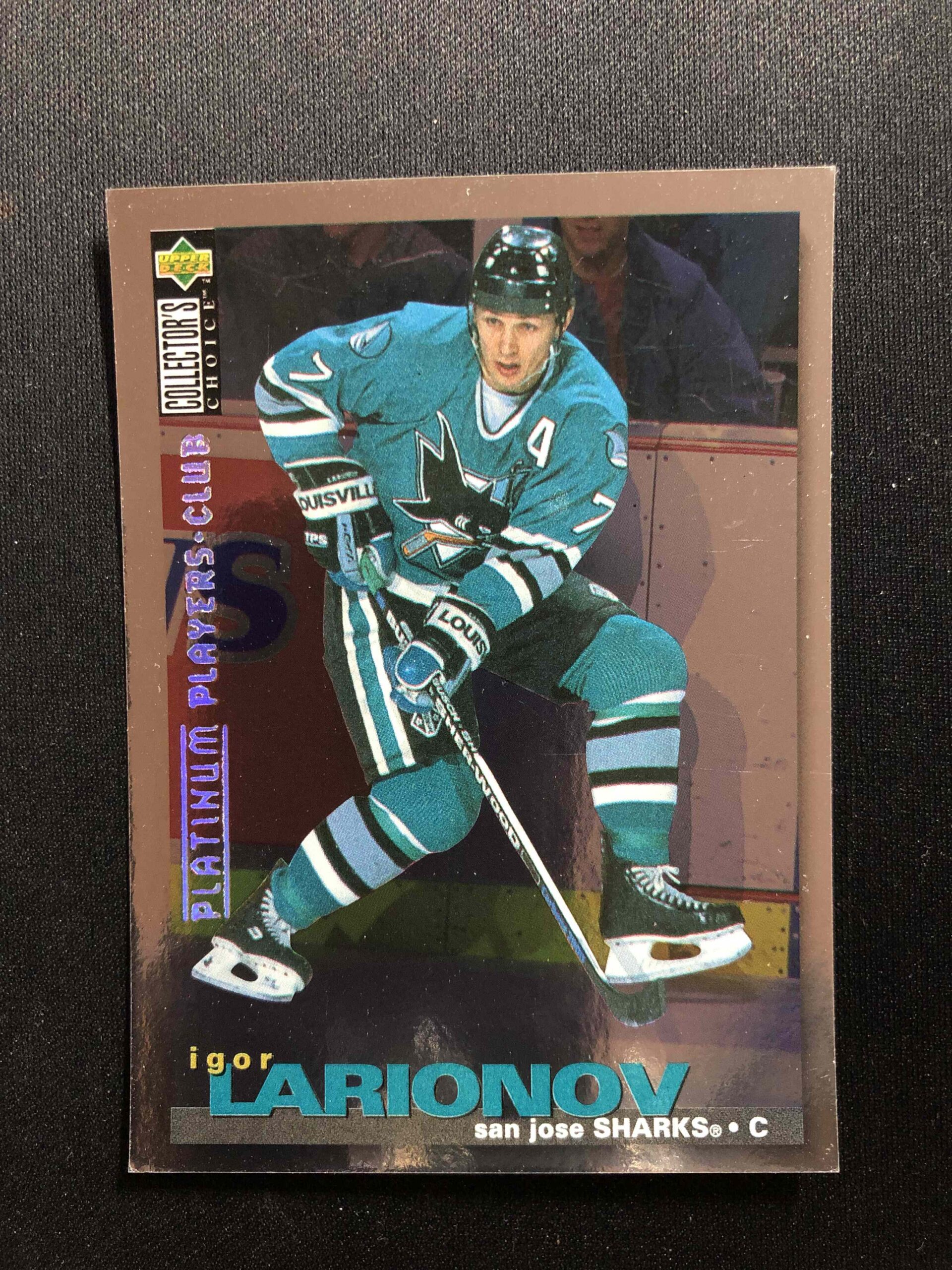 1995/1996 Upper Deck Collectors Choice Platinum Players Club 239 Igor Larionov Paralel