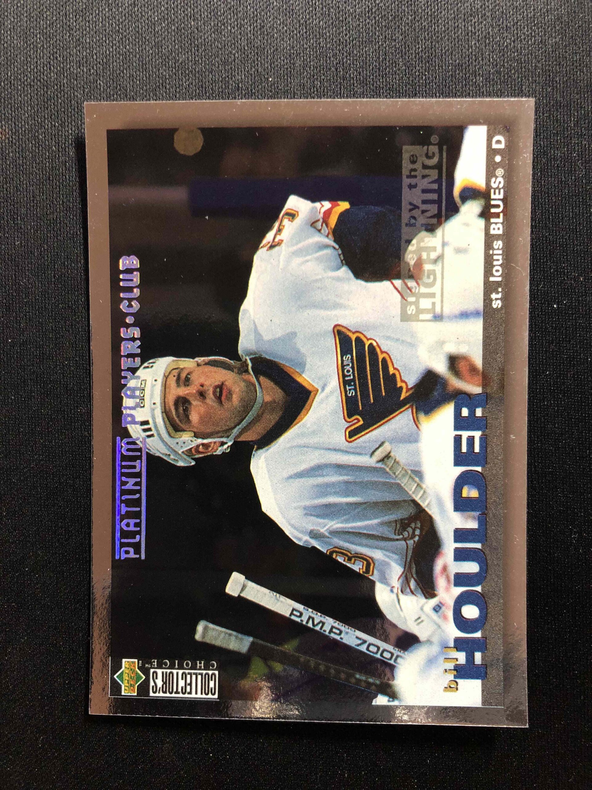 1995/1996 Upper Deck Collectors Choice Platinum Players Club 243 Bill Houlder Paralel