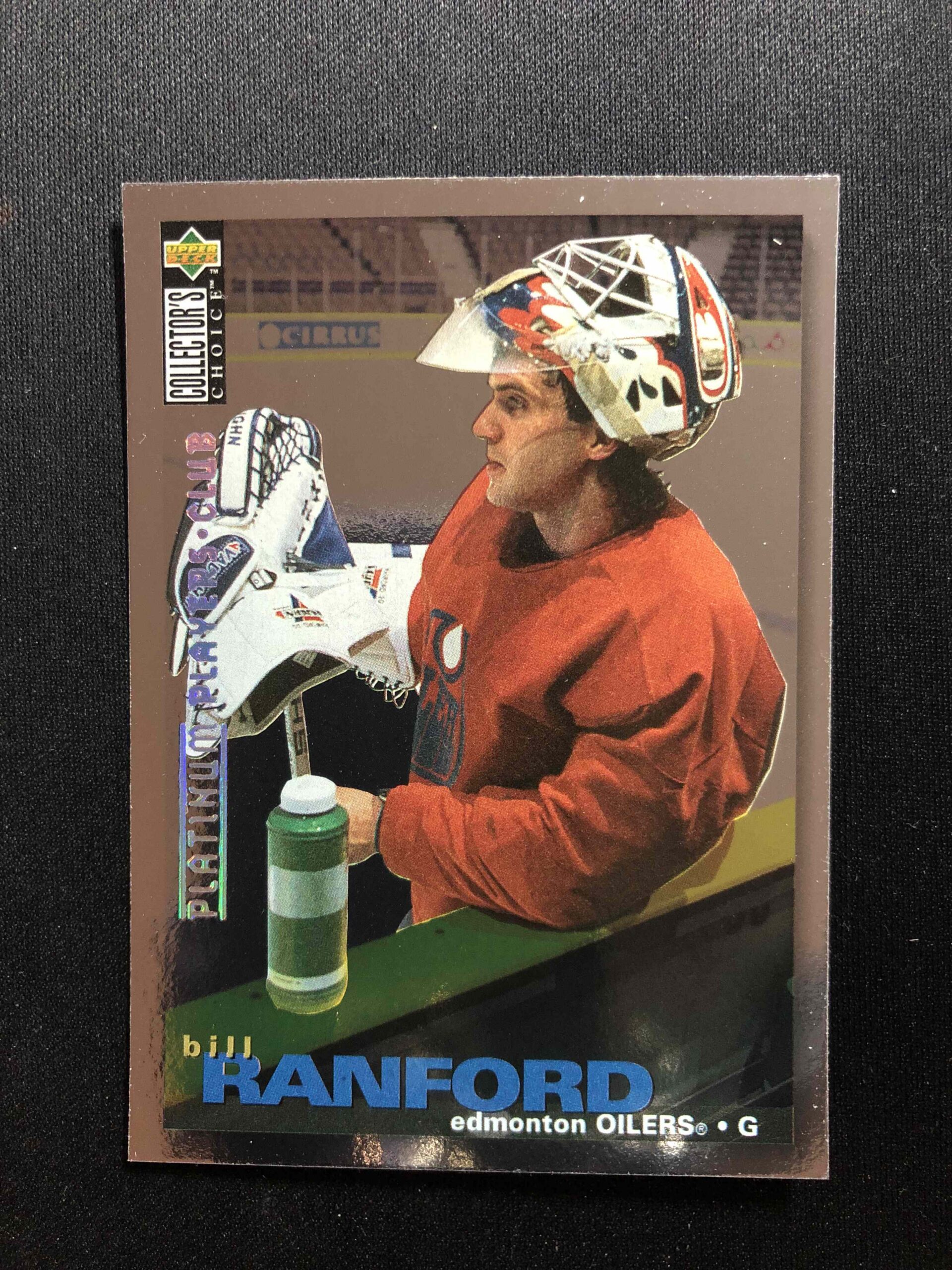 1995/1996 Upper Deck Collectors Choice Platinum Players Club 246 Bill Ranford Paralel