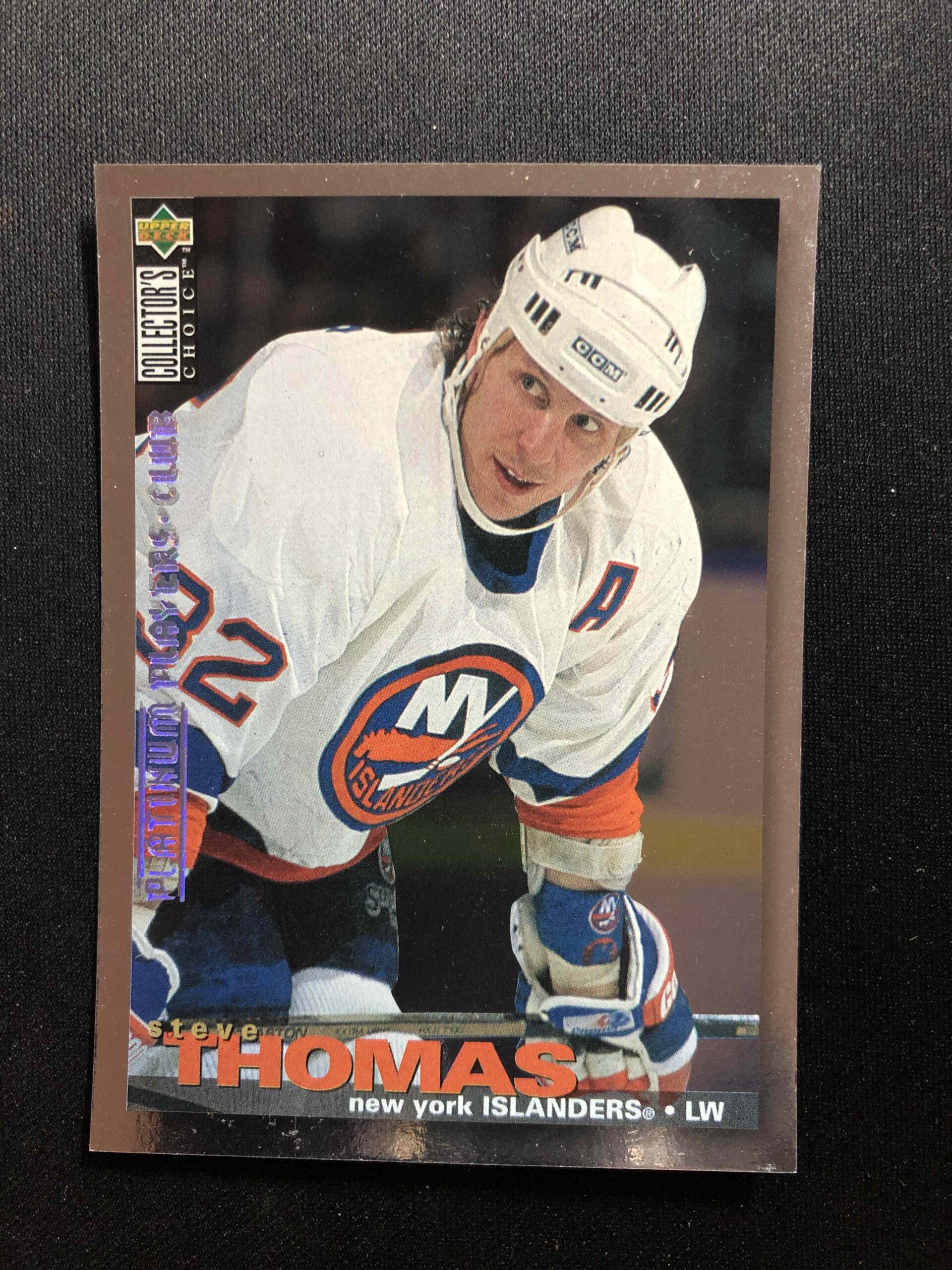 1995/1996 Upper Deck Collectors Choice Platinum Players Club 248 Steve Thomas Paralel