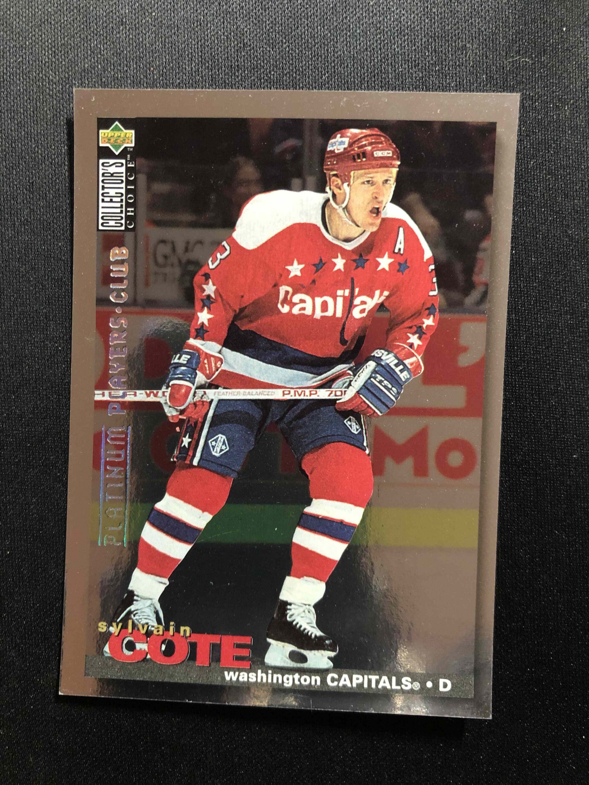 1995/1996 Upper Deck Collectors Choice Platinum Players Club 284 Sylvain Cote Paralel