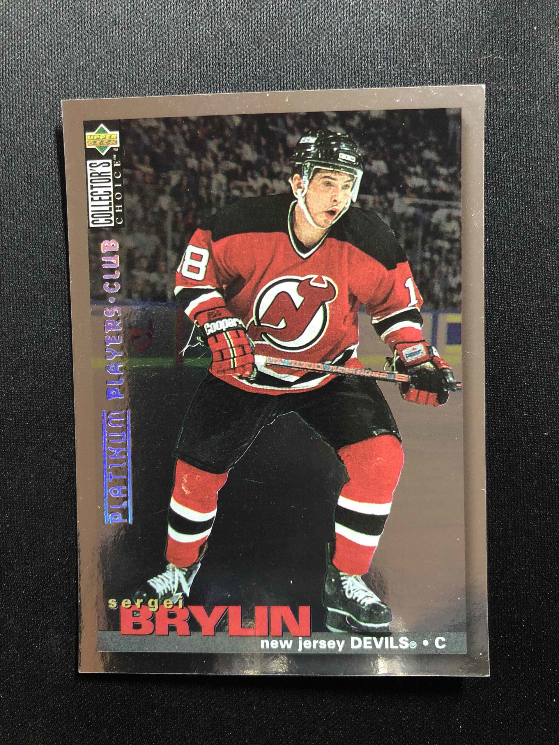 1995/1996 Upper Deck Collectors Choice Platinum Players Club 296 Sergei Brylin Paralel