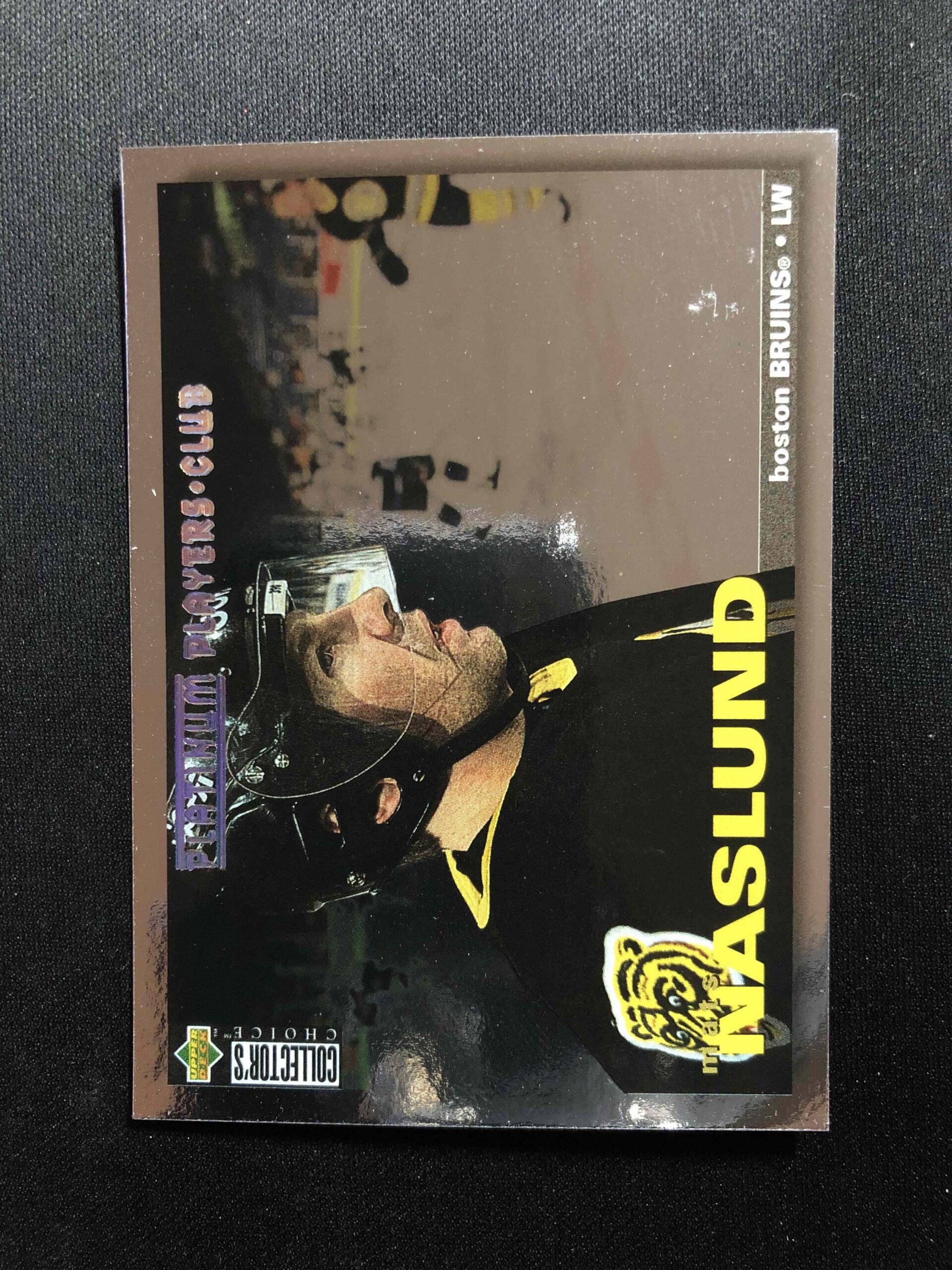 1995/1996 Upper Deck Collectors Choice Platinum Players Club 321 Mats Naslund Paralel