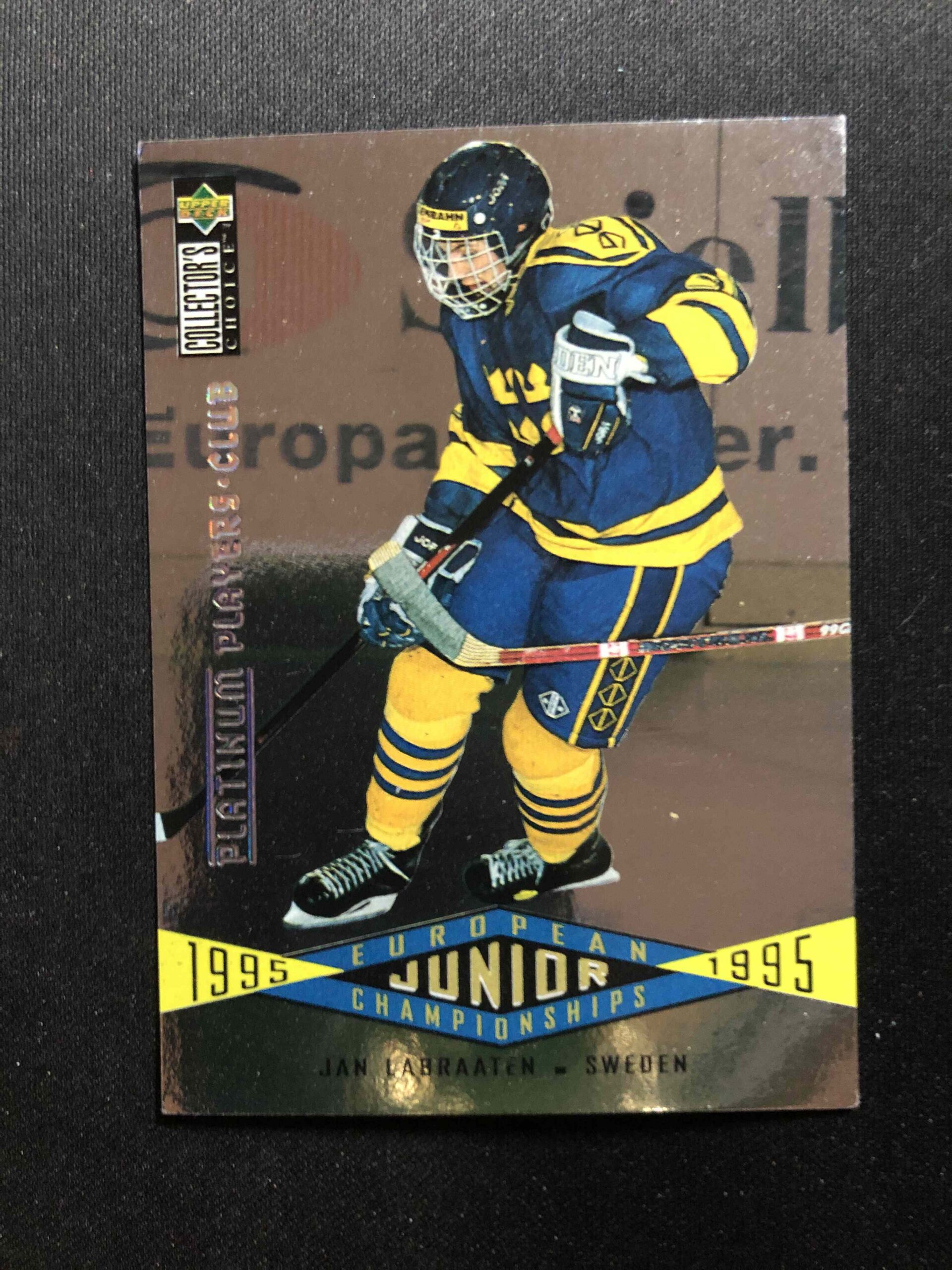 1995/1996 Upper Deck Collectors Choice Platinum Players Club 353 Jan Labraaten Paralel