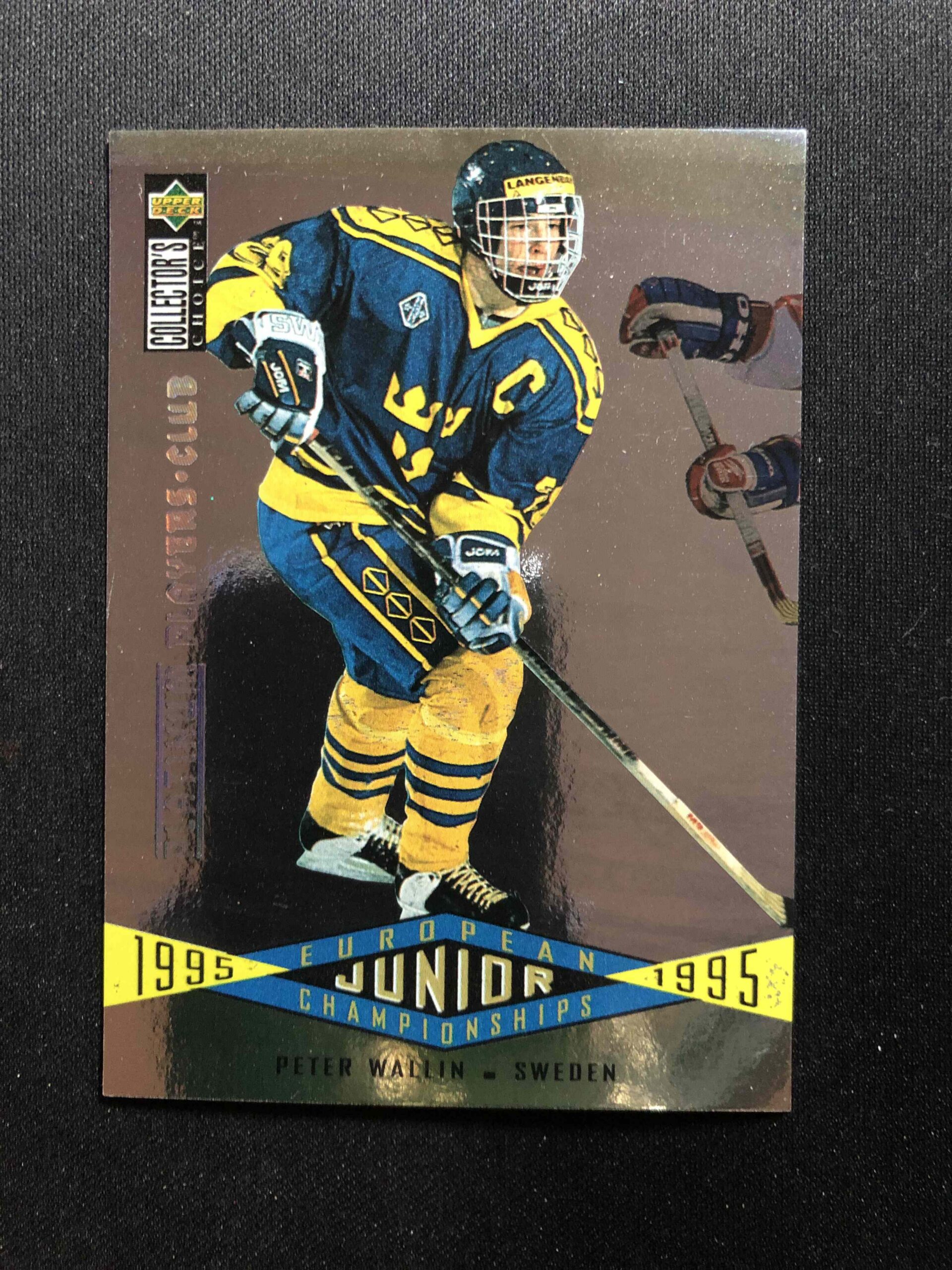 1995/1996 Upper Deck Collectors Choice Platinum Players Club 354 Peter Wallin Paralel