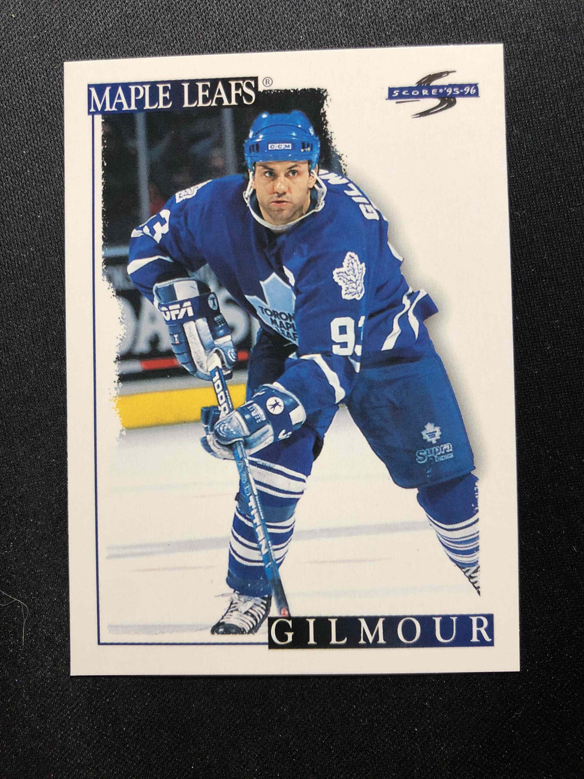 1995/1996 Pinnacle Score Base 73 Doug Gilmour