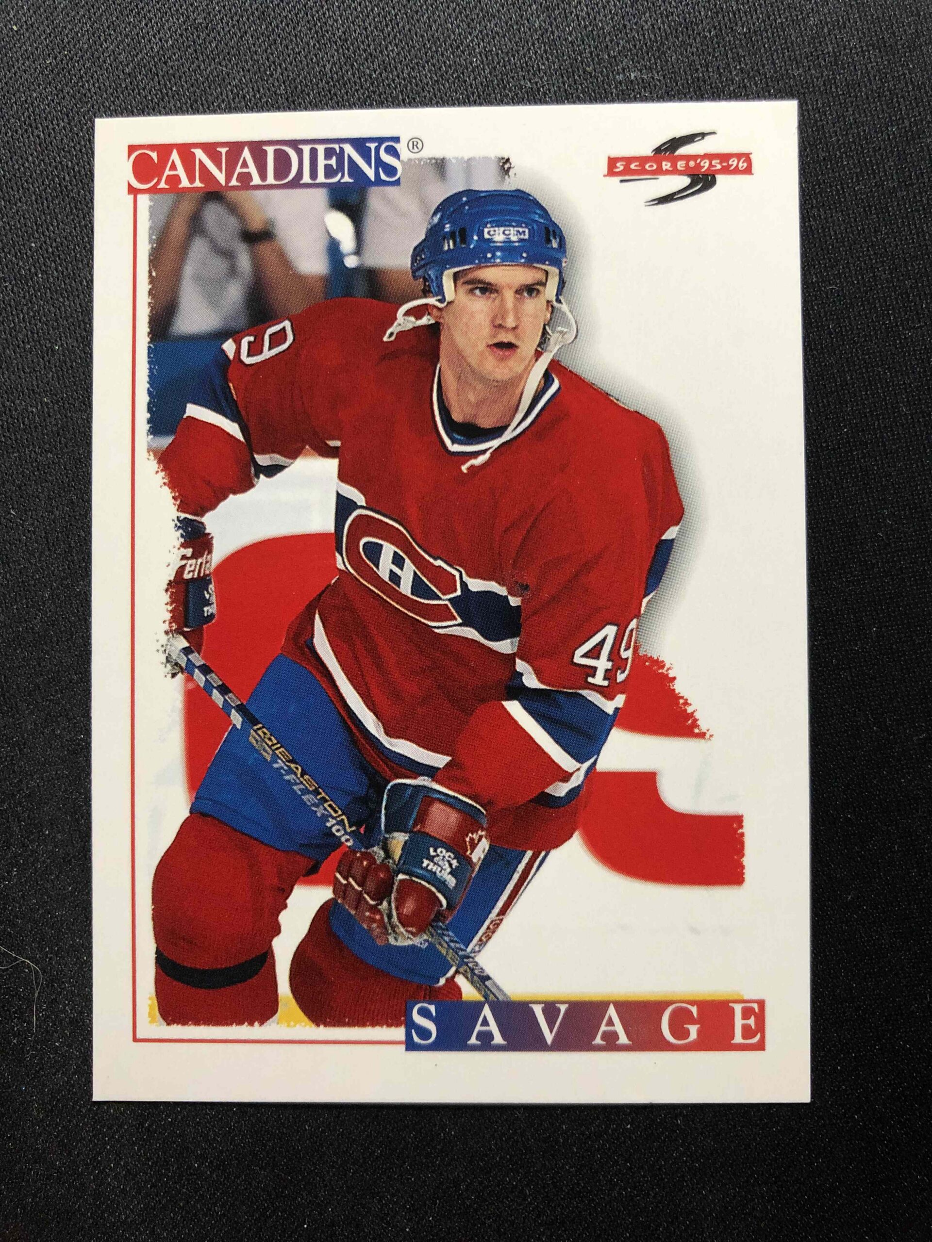 1995/1996 Pinnacle Score Base 76 Brian Savage