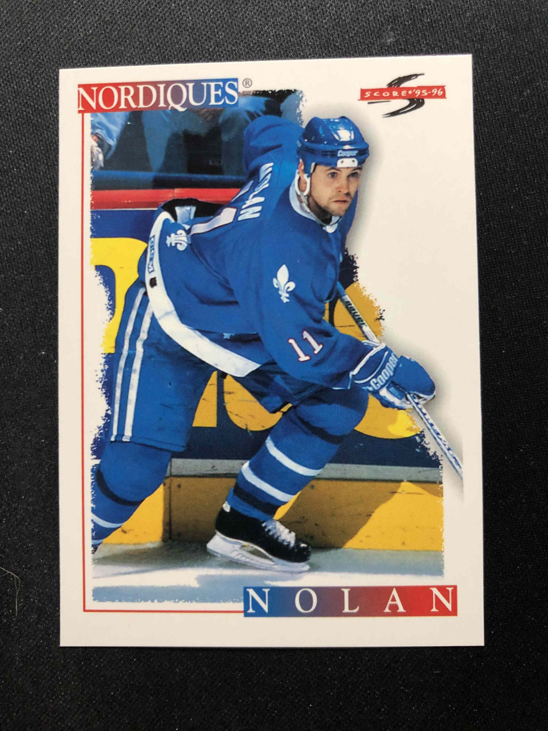 1995/1996 Pinnacle Score Base 83 Owen Nolan